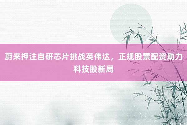 蔚来押注自研芯片挑战英伟达，正规股票配资助力科技股新局