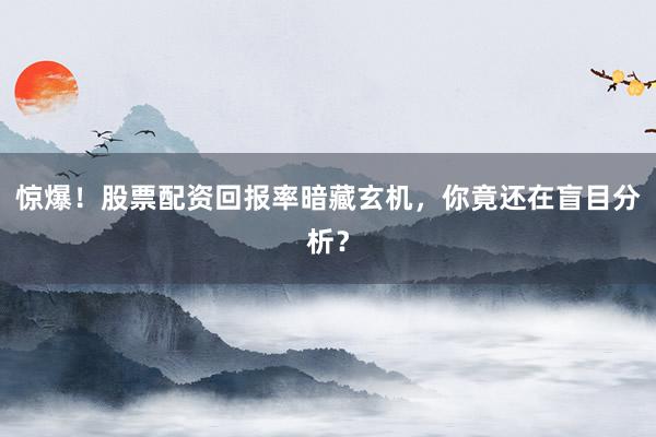 惊爆！股票配资回报率暗藏玄机，你竟还在盲目分析？