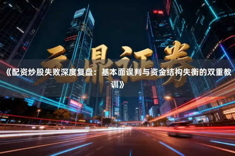 《配资炒股失败深度复盘：基本面误判与资金结构失衡的双重教训》