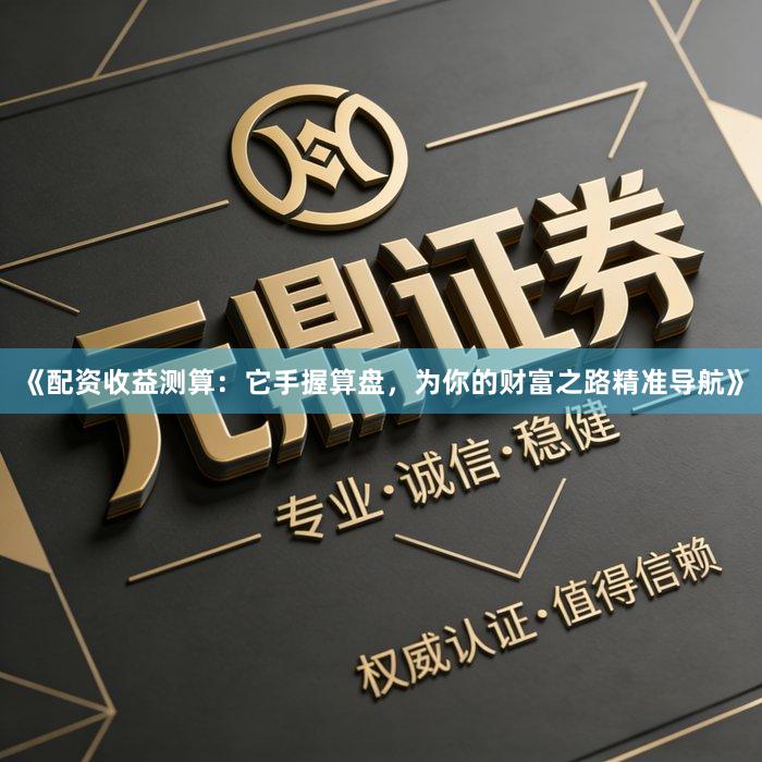 《配资收益测算：它手握算盘，为你的财富之路精准导航》