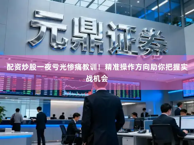 配资炒股一夜亏光惨痛教训！精准操作方向助你把握实战机会