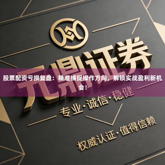 股票配资亏损复盘：精准捕捉操作方向，解锁实战盈利新机会！