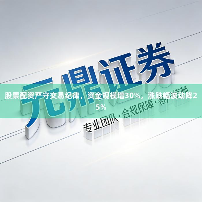 股票配资严守交易纪律，资金规模增30%，涨跌幅波动降25%