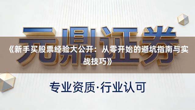 《新手买股票经验大公开：从零开始的避坑指南与实战技巧》